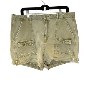 American Eagle Denim Shorts Womens 16 Highest Rise 90s‎ Boyfriend Pockets Dill
